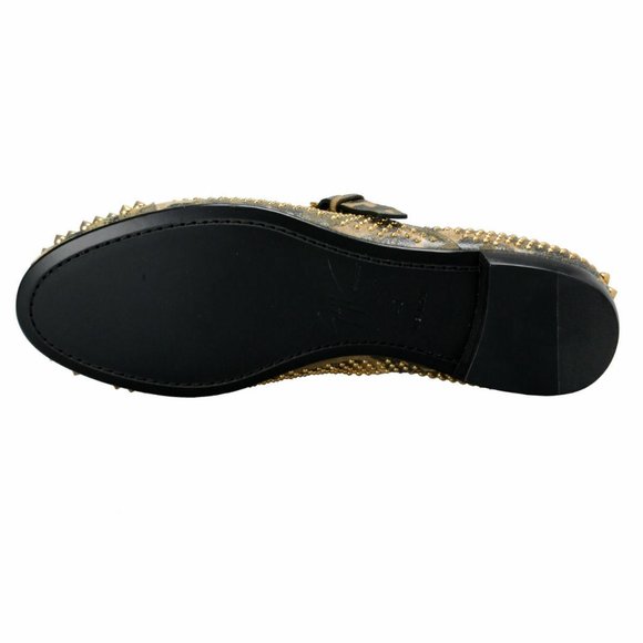 Giuseppe Zanotti Design Leather Rock Studs Loafers main image 4